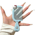 Volume Boosting Cushion Comb Set - Massage & Styling Comb with Mirror