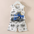 Women's Korean Sleeveless Lightweight Tank Top + Shorts Set 2026 - Teal