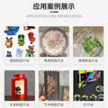 卷对卷丝印机全自动CCD套色平面台丝网印刷机 大型双UV多色丝印机