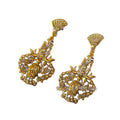 Vintage Accessory Summer New Heavy-Duty Creative Necklace Brooch 2-in-1 Western Artsy Retro Jewelry Set
