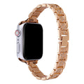 Fits Apple watch Apple Watch Tweed Style 4th Square Metal Rhinestone Apple Band