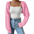 Women's Relaxed Knit Long Sleeve Cardigan 2026 | Layered Cardigan - White