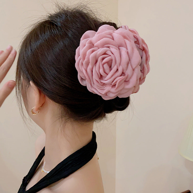 Caro Rose Flower Hair Claw Clip - view 4