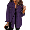 Women's Fall-Winter Hem Shirt + Jacket 2026 | Trendy Jacket - Black