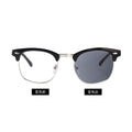 3016 Classic Sunglasses Retro Stud Half-Rim Sunglasses Trendy Fashionable Color Coating Reflective Glasses Aviator Sunglasses
