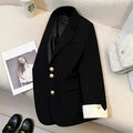 Women's Fall Office Korean Blazer 2026 - Bright Red