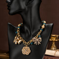 Vintage Rhinestone Flower Stud Fashionable Personality Accessory Set Imperial Western Retro Elegant Drop