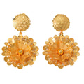 Middle East Dubai Bride Jewelry Set Africa Women Statement Flower Fringe Necklace Earrings Set Stock Wholesale