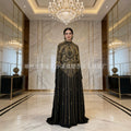 Beaded Embroidery Long Evening Gown - Elegant Banquet Party Formal Dress Women