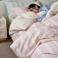 Cream Pudding Tender Pink / 1.5m Bed - 4-Piece Flat Sheet - 200x230cm