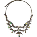New Import Vintage Necklace Heavy-Duty Halloween BJ Bat Style Necklace French Retro Niche Luxury Necklace