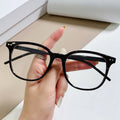 New Trendy Stud Glasses Frame Women Influencer Round Blue-Light Glasses Frame Fashionable Trendy Style Prescription Finish Item Glasses