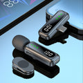 New J21 Wireless Lavalier Microphone with Magnetic Digital Display Live VLOG Shooting Lavalier Microphone