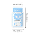 跨境LAIKOU新品牛奶4连包（洗面奶+眼霜+精华+保湿霜）2ml外贸