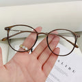 TR90 Retro Cold Tea Optical Frame - Anti-Blue Glasses