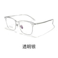 Beesfen BW7207V Formal Browline Frame Prescription Glasses Frame Men Ultra-Light Pure Titanium Frame Cinnabar Sun Glasses Wholesale