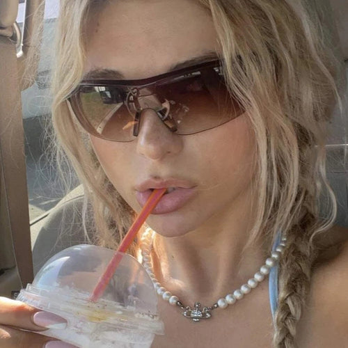 2022 Western Bestseller One-Piece Style Men Sunglasses Women Sunshade Glasses Driving Riding Out Travel Sunglasses Wholesale