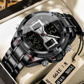 POEDAGAR Personality Mens Watch Multifunction Fashionable Glow Waterproof Digital Watch Live Export Bestseller Watch