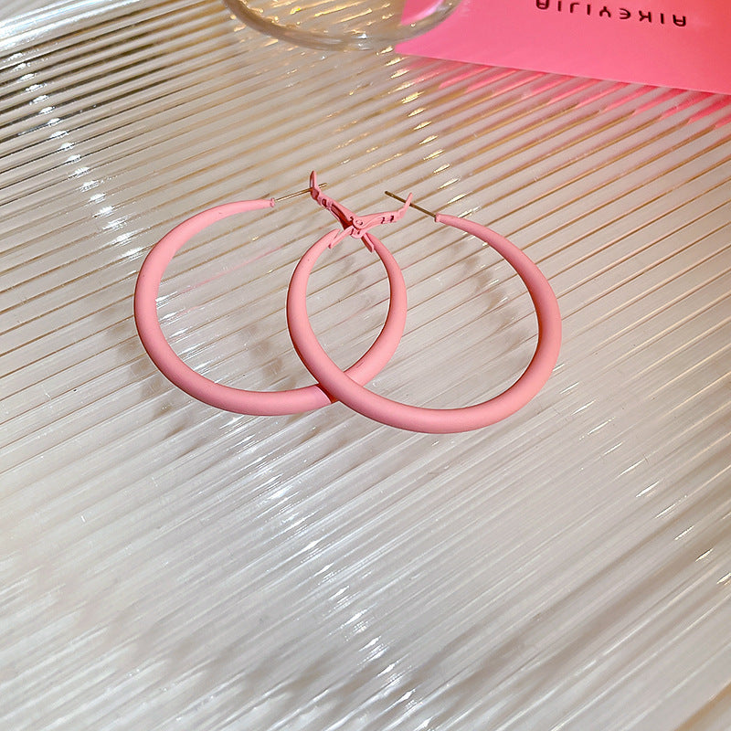 Pink Heart Bear Drop Earrings - view 7