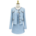 Fall Chanel-Style Versatile Beaded Sequin Top Set
