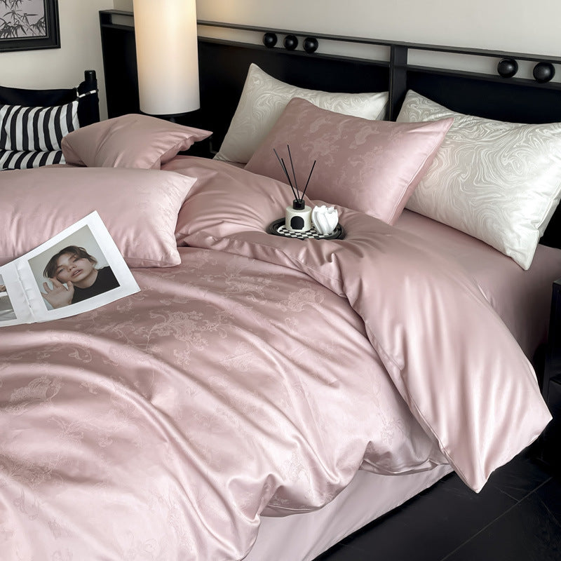 Premium Cotton Sateen 4-Piece Bedding Set – Smooth, Refined Bed Linen - view 2