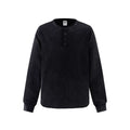 Men's Waffle Washed Distressed Batik Crew Neck T-Shirt