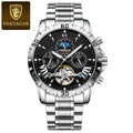 POEDAGAR Brand New Mens Watch Fashionable Luxury Self-Winding Mechanical Watch Live Export Bestseller Watch