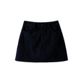 Fall-Winter Fashion Elegant Petite High Waist Skirt + Short Skirt