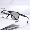 Light Feel Photochromic Prescription Glasses Spring Temple Frame Plano Non-Slip Glasses Frame Overseas Anti-Blue-Light Myopia Glasses