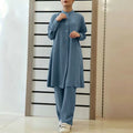 Casual Loose Shirt + Pants 2-Piece Set