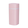 新品创意迷你加湿器 炫彩灯光USB大雾量双喷纳米补水仪家用礼品
