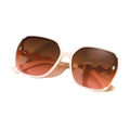 Fashionable Square Sunglasses UV-Proof New Overseas Western Trendy Versatile Influencer Style Premium Sunglasses