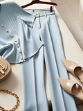 Summer Elegant Pants 2-Piece Set