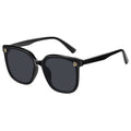 Men Sunglasses Style Premium UV-Proof Driving Square Frame Round Face Slender Glasses Influencer TikTok Live Sunglasses