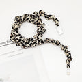 Gem Li New Bag Fabric Craft 2A Universal Data Cable Printed Pleated Scrunchie Charging + Data Transfer 1 Beige Wholesale