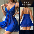 欧美跨境外贸情趣内衣性感网纱透视睡衣女 蕾丝吊带睡裙批发716