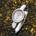 CANSNOW Factory Direct Oval Round Bangle Ladies Watch Simple Open End Quartz Watch Western Bangle Watch