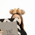 Milk Tea Headband Head Headband Cute Hair Clip Women Forest Style Dispatch Card Face Wash Headband Press Dispatch Headband Fall/Winter Hair Accessory Head Jewelry