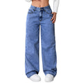 High Waist Drapey Loose Straight Leg Wide Leg Pants + Pants