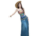Women's Bohemian Ethnic Printed Skirt + Top 2-Piece Set 2026 | Summer Mini Skirt - Yellow Set