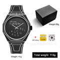 Cross-Border Hit Fashionable Silicone Watch Unisex Simple Two Times Element Comic Style Creative Numbers Waterproof Quartz Watch