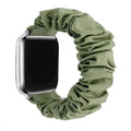 For appleiwatch Band SE45678 Third Gen Overseas Women Solid Waterproof Fabric Apple Large Cord Hair Tie Band