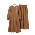 Fashion Asymmetric Wide Leg Pants + Shirt 2-Piece Set