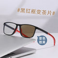 Sports Prescription Glasses Light Feel Photochromic Cool Outdoor Protect Contrast Sun-Proof Indoor Outer 2-in-1 Anti-Blue-Light Myopia Glasses