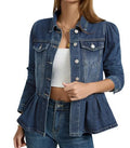 Women's Workwear Casual Puff Sleeve Jacket + Top 2026 | Trendy Jacket - Green