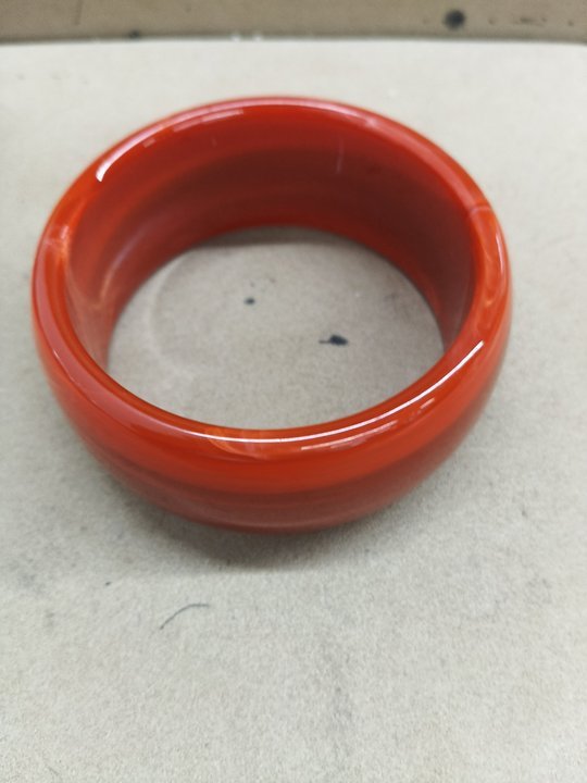 Minimalist Round Acrylic Bangle Bracelet - view 11