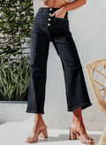 Retro High Waist Loose Wide Leg Straight Leg Pants
