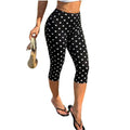 Spring-Summer Fashion Slimming High Waist Polka Dot Pants