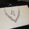Pad Lira Ni Sea Wave Cutout Geometric Lace Trim Jewelry Set Imperial Breeze Banquet Necklace Light Luxury Niche Necklace