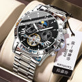 POEDAGAR Brand New Mens Watch Fashionable Luxury Self-Winding Mechanical Watch Live Export Bestseller Watch